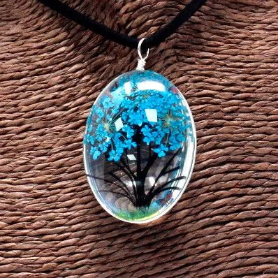 Pressed Fiori Albero of Life Set Teal — foto 1