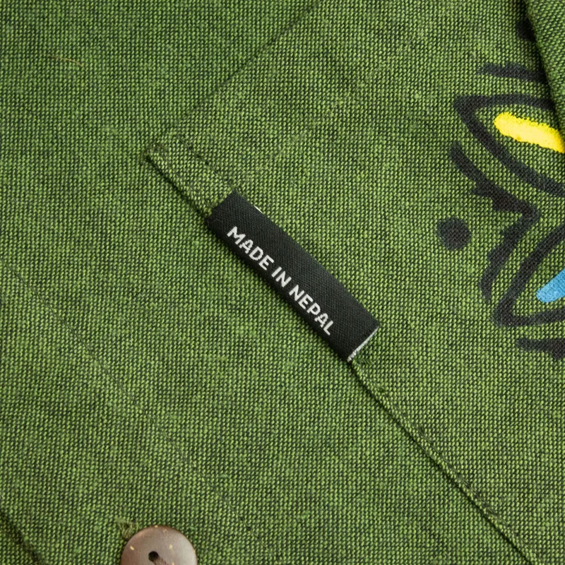 Nomad Sari Kathmandu Shirt Forest Verde XXL — foto 4