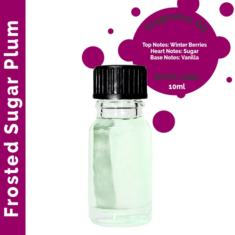 Frosted Sugar Plum Profumo Olio 10ml Bianco Label — foto 1