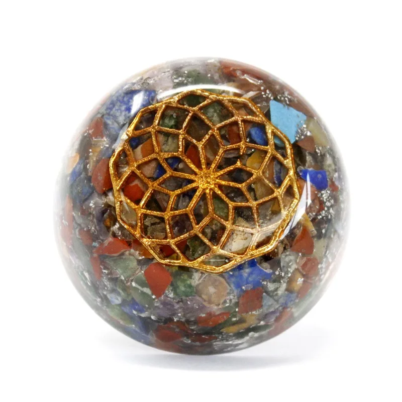 Orgonite Desk Power Packs Multi Stone Dome — foto 4