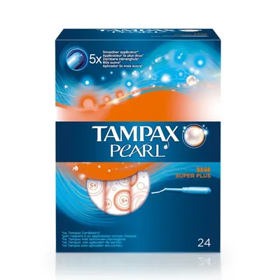 Tampax Pearl Superplus 24 Unità 
