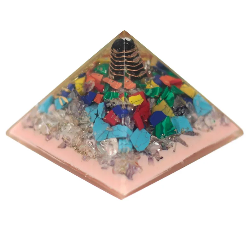 Lrg Organite Pyramid 70mm Tree（earth base) — foto 1