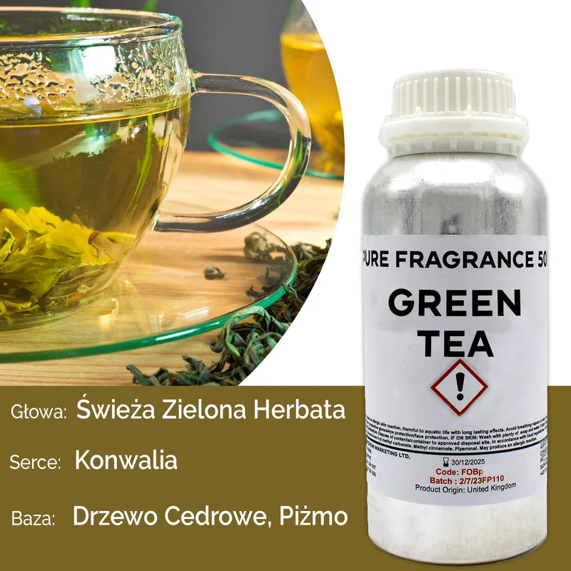 Verde Tè Puro Profumo Olio 500ml — foto 1