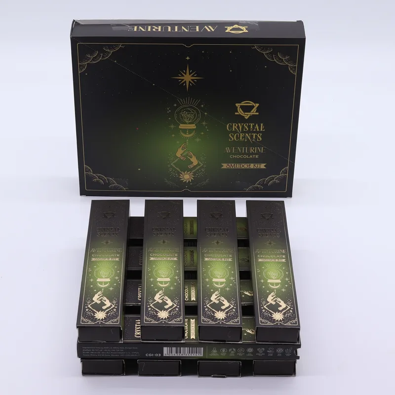 Aventurine Crystal Scents Smudge Incenso - Chocolate — foto 1