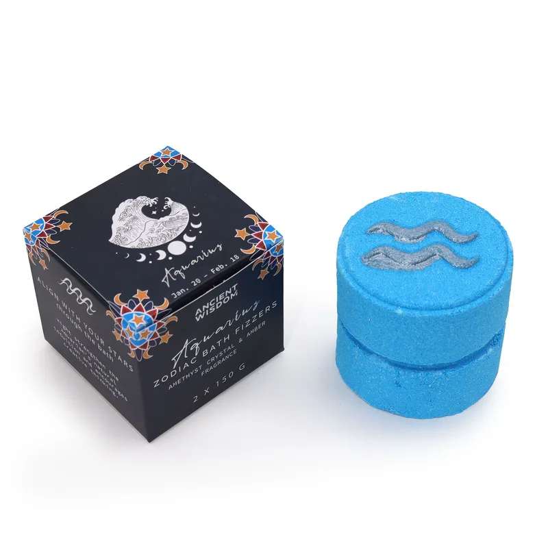 Set of Zodiac Bagno Fizzers with Horoscope - Aquarius — foto 3