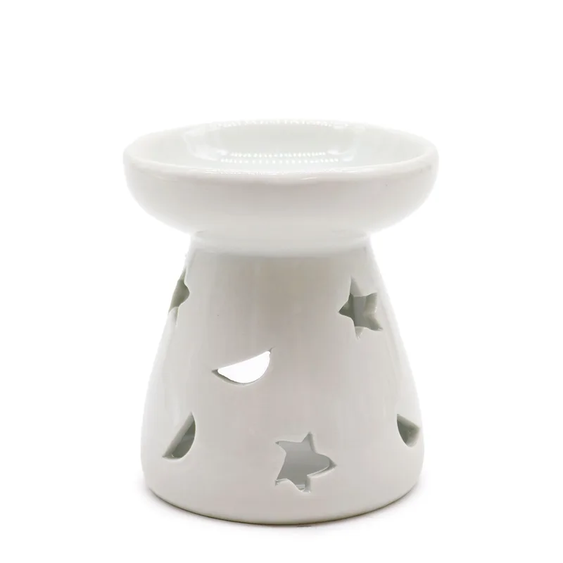 1x Sm Classic Bianco Olio Bruciatore - Moon & Star — foto 2