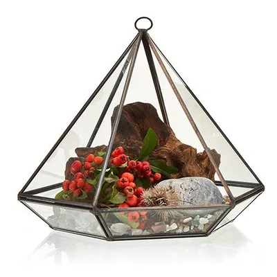 Glass Terrarium Large Diamond — foto 2