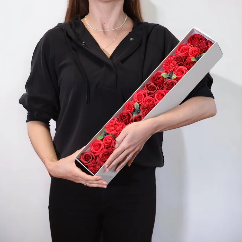 Extra Long Classic Red Roses — foto 1
