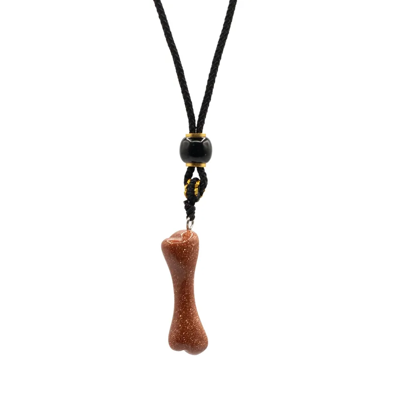 Collana con ciondolo Gemma - Goldstone Osso — foto 3