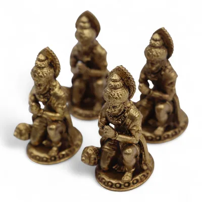 Brass Miniature Gods Hanuman 36mm — foto 5