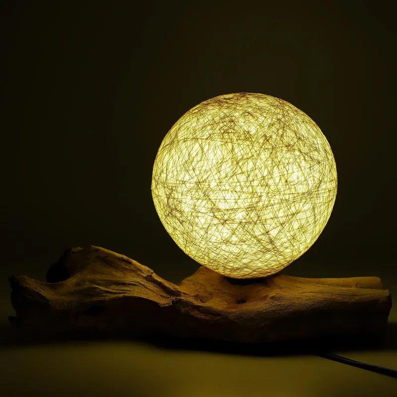 DriftGlow Lamp Cotton Wrap Crema Shade — foto 3