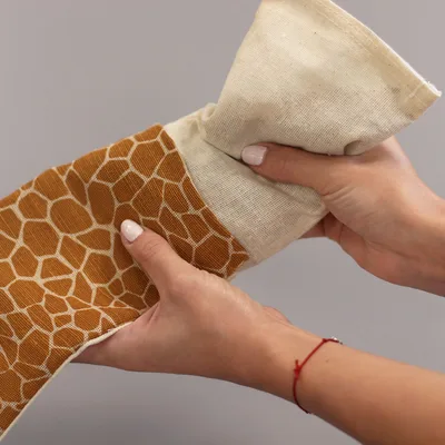 Lavanda Naturale Cotton and Juco Eye Pillow in Gift Scatola Lazy Sloth — foto 4