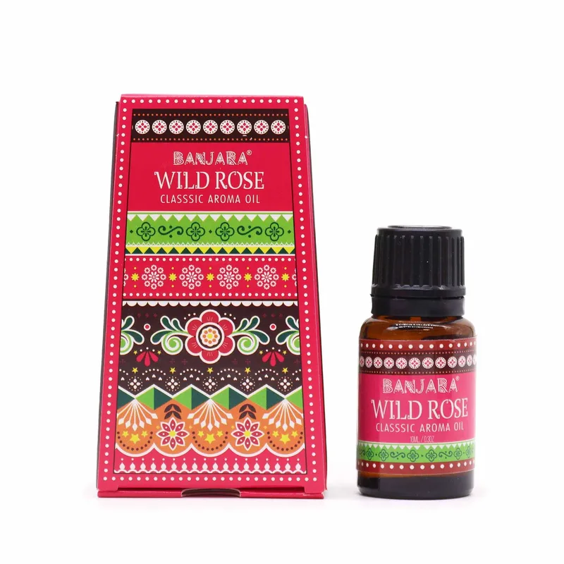 Banjara Indian Profumo Olio 10ml - Selvatico Rosa