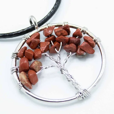 Pendente Albero della Vita – Giada Rossa — foto 2
