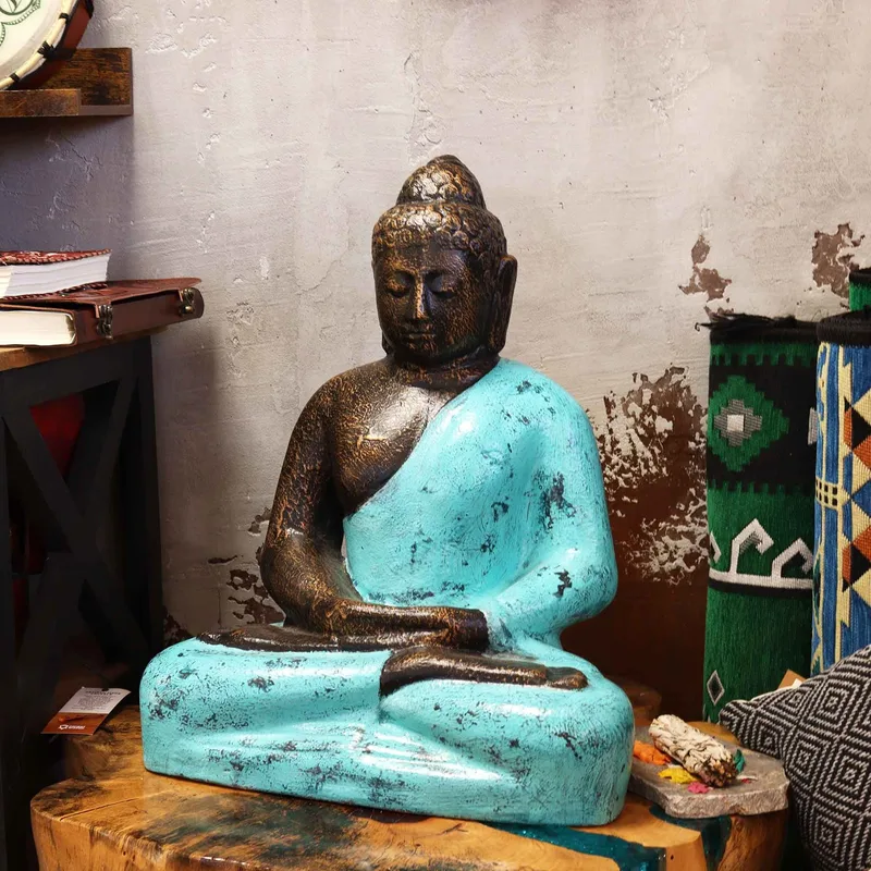 Medium Buddha Classic Turquoise & Stone 0.5m — foto 1