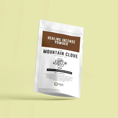 Healing Incenso Powder - Mountain Clove 100gm — foto 2