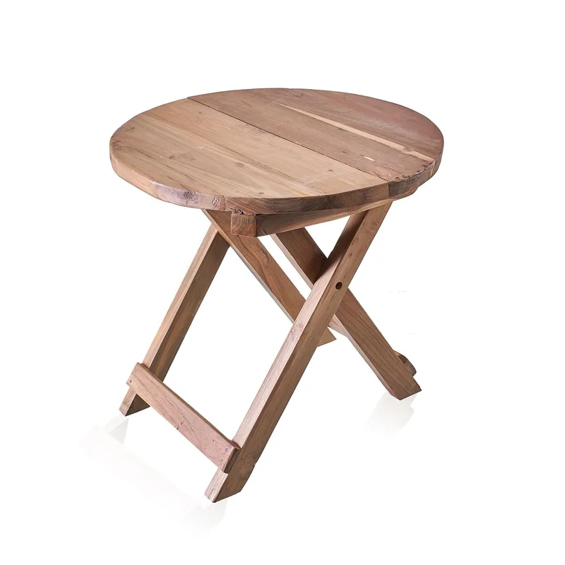 Round Folding Coffee Table 50x50cm