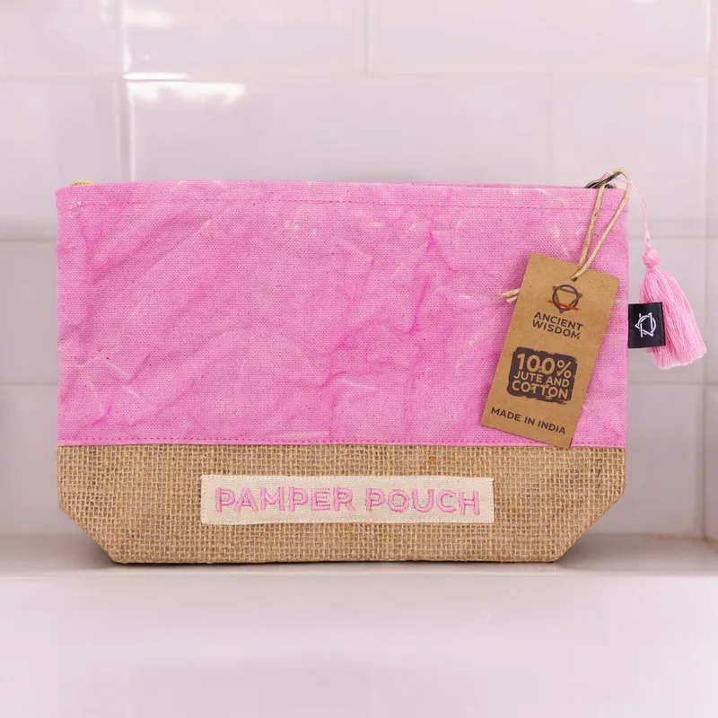 Pamper Pouch - Pink & Purple - Stonewash — foto 2