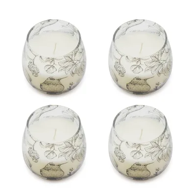 Small Glass Jar Candele - Drawn by Flame — foto 3