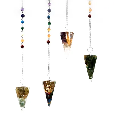 Pendolo Energetico Orgonite – Fiore della Vita — foto 1