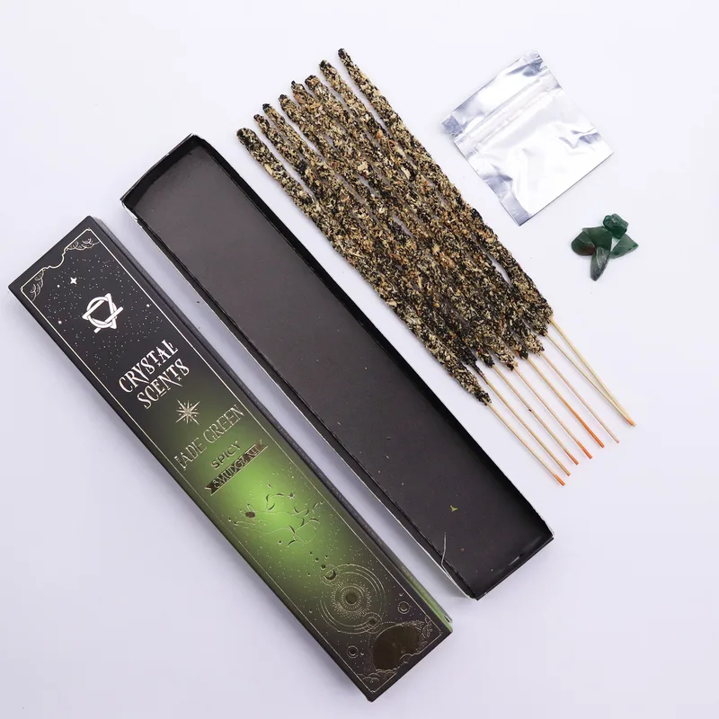 Jade Crystal Scents Smudge Incenso - Spicy