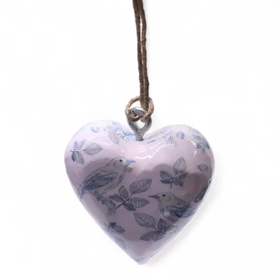 Large Decor Legno Hearts - Blu Bird — foto 4
