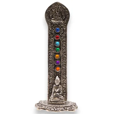 7 Chakra Tower Buddha Incenso Porta 16x6x7cm — foto 4