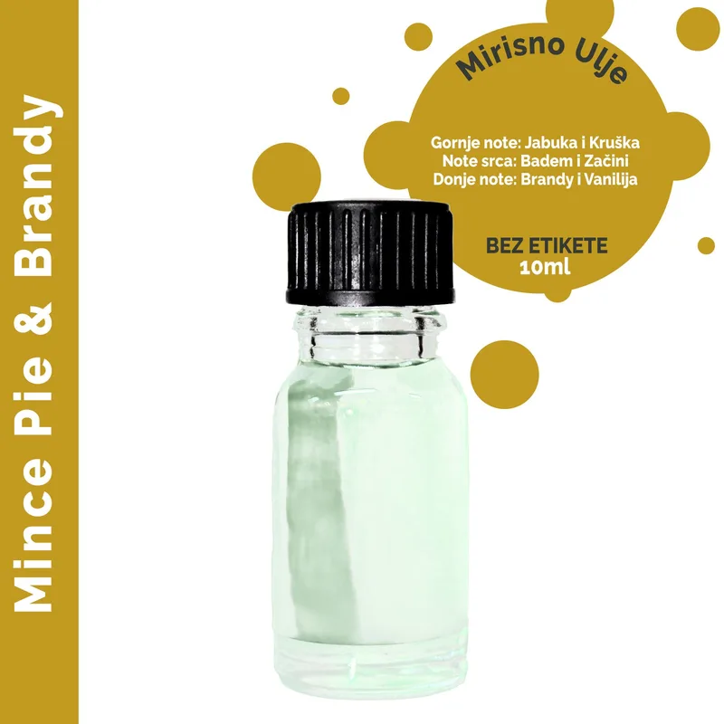 Mince Pie & Brandy Sauce Profumo Olio 10ml Bianco Label — foto 3