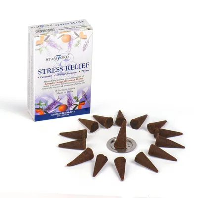Stress Relief Incenso Cones — foto 1