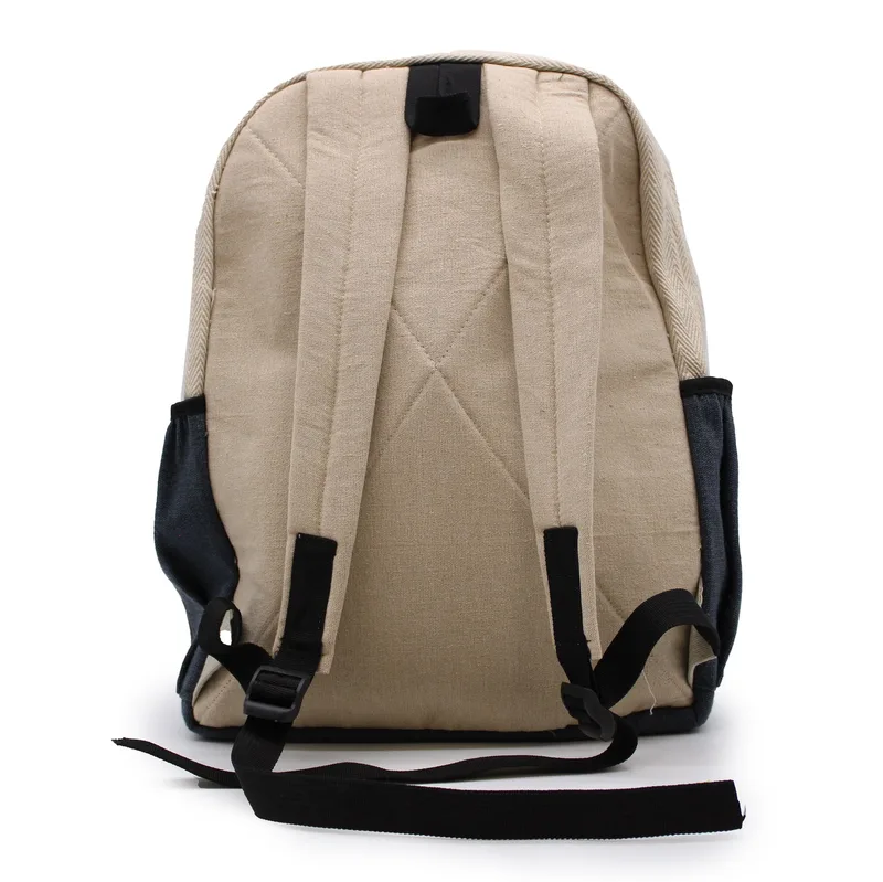 Large Hemp Backpack Bohdi Albero Design — foto 6