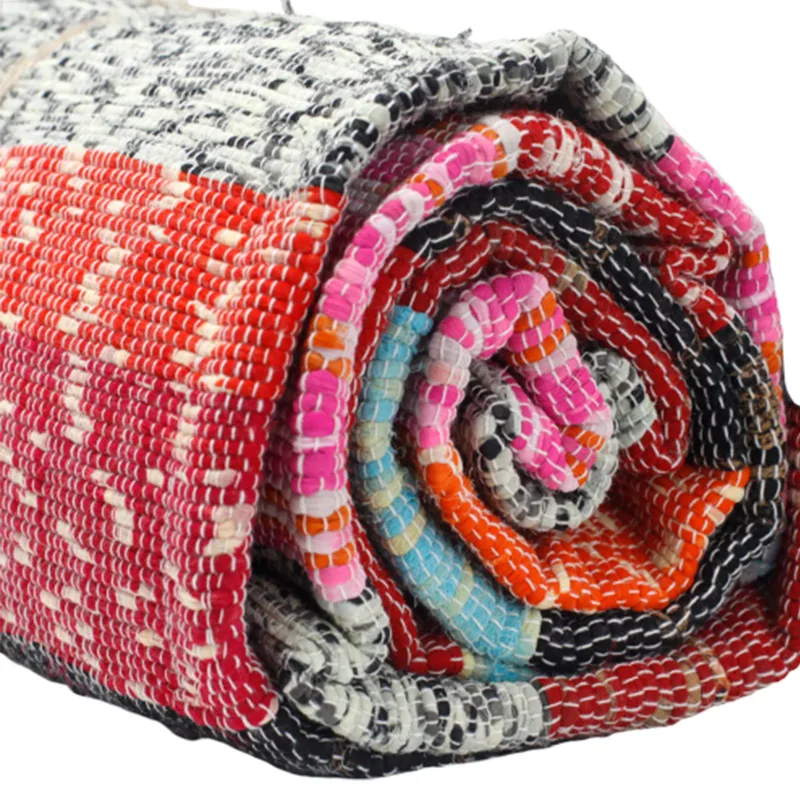 156 x 90cm Ultra Luxury Rag Rug - Naturale — foto 1
