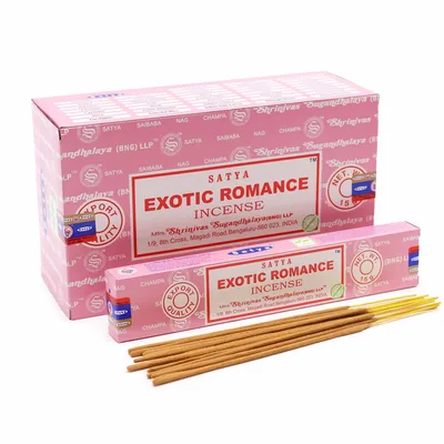 Satya Incenso Sticks 15g - Exotic Romance — foto 1