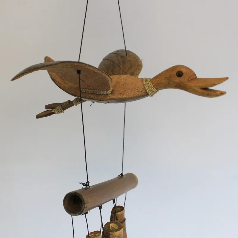 1x Coconut Duck Windchimes — foto 1