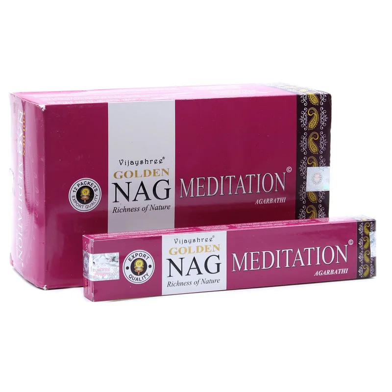 15g Golden Nag - Meditation Incenso