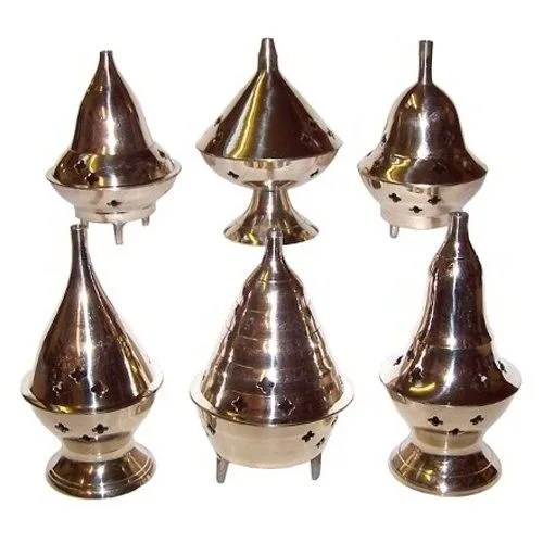 1x Brass Incenso Bruciatore Bruciatore 4" — foto 1