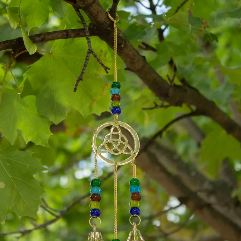 Indian Chimes Brass Celtic Drop 7 Bells 6x64cm — foto 4