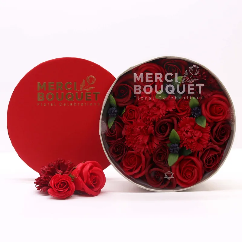 Round Scatola Classic Red Roses — foto 3