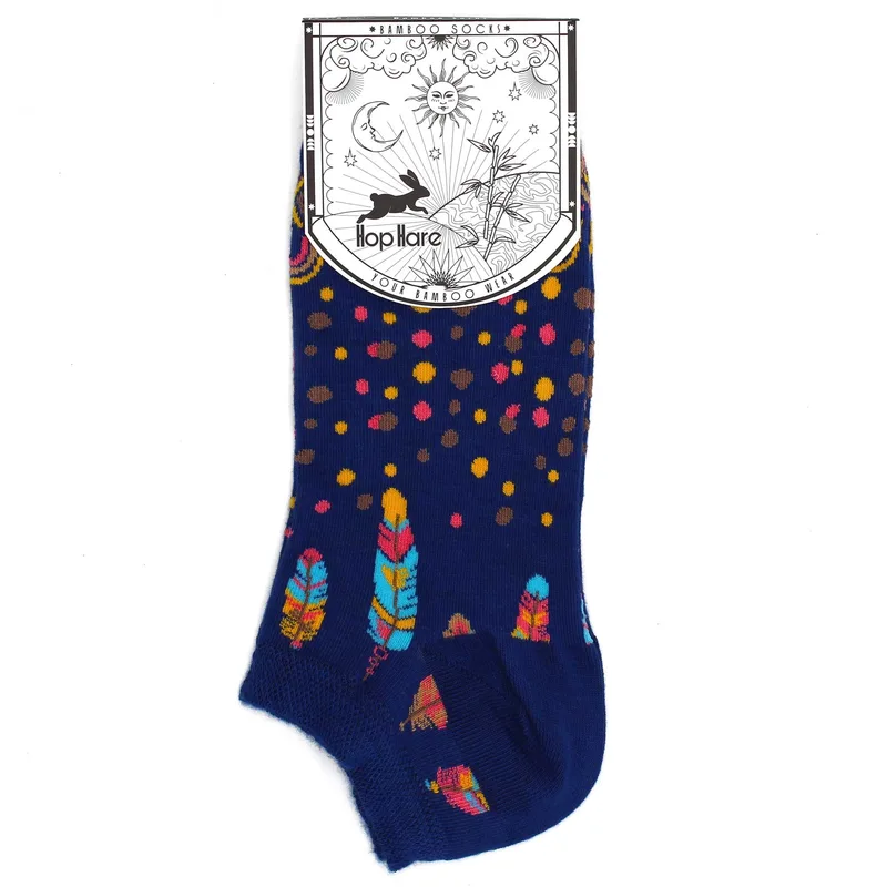 S/M Hop Hare Bamboo Socks Low (36-40) - Indian Feathers — foto 3