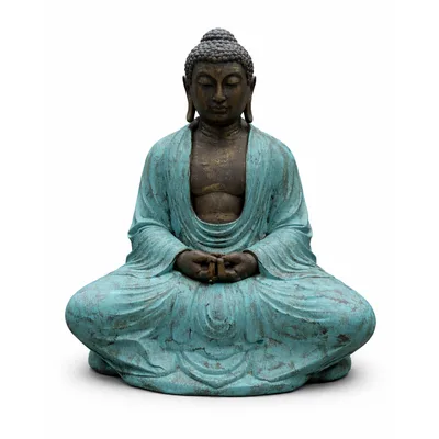 Un tocco di serenità: Grande Turchese e pietra di Buddha thailandese per un ambiente zen