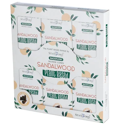 Plant Based Backflow Incenso Cones Sandalwood — foto 1
