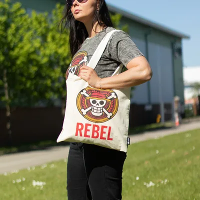 Nomad Sari Iconic Basic Tote Bag - REBEL - Naturale 4oz — foto 5