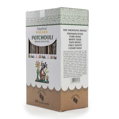 30g Golden Patchouli Smudging Resin Sticks (6s) — foto 4