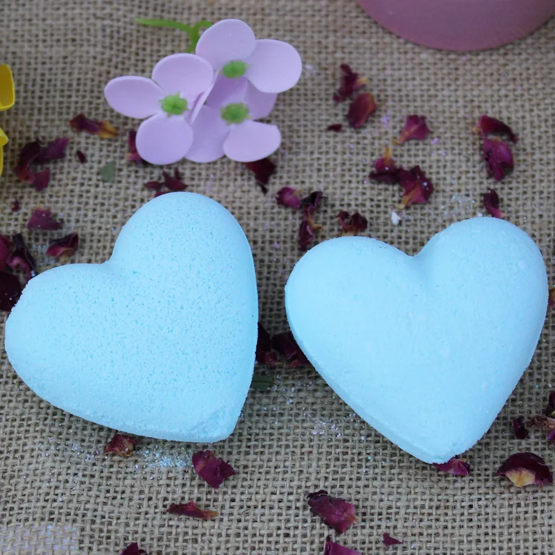 Love Heart Bagno Bomba 70g - Baby Powder — foto 2
