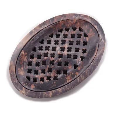 Soapstone Sapone Dish & Drainer 11x8cm- Classic Oval — foto 3