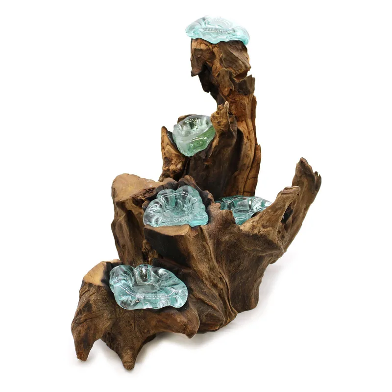Molton Glass Five Candela Porta on Legno