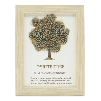 Gemstone Picture - Albero of Life - Pyrite (20x14.7x1cm)