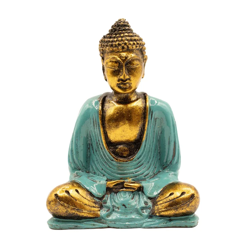 Teal & Oro Buddha Medium