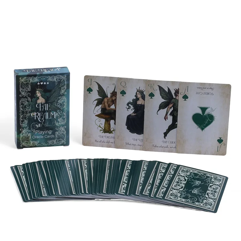 Fae Realm Playing & Oracle Cards – Fairy Theme