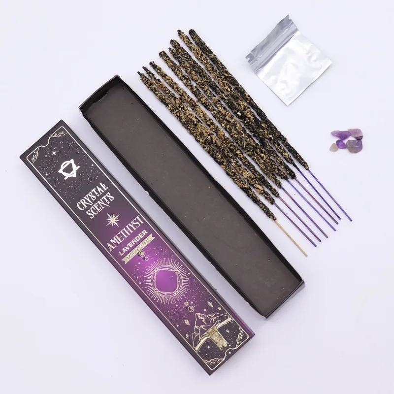 Amethyst Crystal Scents Smudge Incenso - Lavanda — foto 4