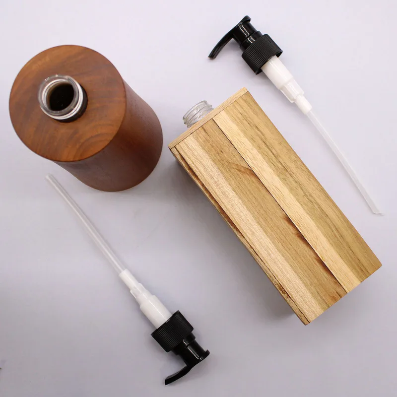 Naturale Teakwood Sapone Dispencer Square